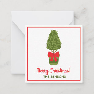 Cartão De Notas Placas de gabinete para presentes de Natal