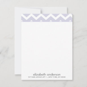 Cartão De Notas Placas de Nota de Padrão de Zig Zag Chevron na mod