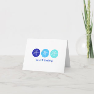 Cartão De Notas Placas de Nota Horizontais com Dólar Azul