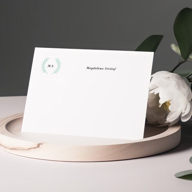 Cartão De Notas Placas de Nota Personalizadas da Linha Inicial (Criador carregado)