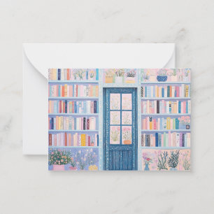 Cartão De Notas Placas Floral de Nota bonito