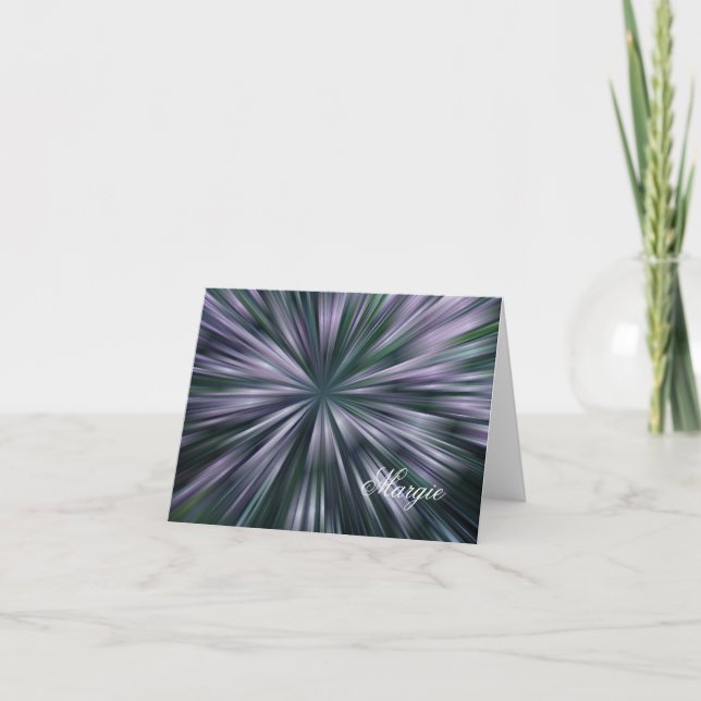 Cartão De Notas Placas personalizadas do Designer (Frente)