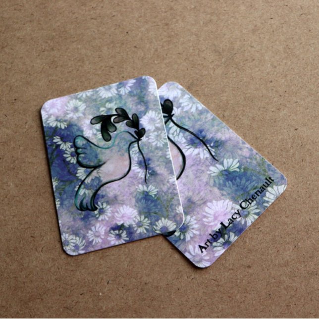 Cartão De Notas Pomba da Esperança e Paz (Criador carregado)