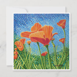 Cartão De Notas Poppy Flat Notecard
