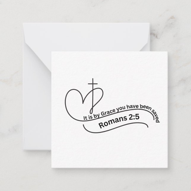 Cartão De Notas Por Grace (Frente)