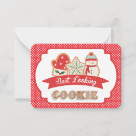 Cartão De Notas Prêmio de cookies mais bonito