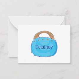 Cartão De Notas Preppy Bermuda Bag Personalizado