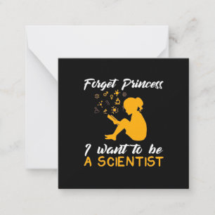 Cartão De Notas Presente de Cientista Eu Sou Futuro Cientista