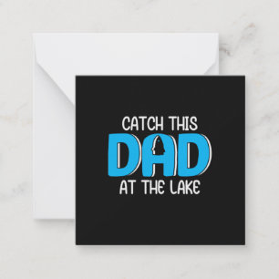 Cartão De Notas Presente de Papai no Lago