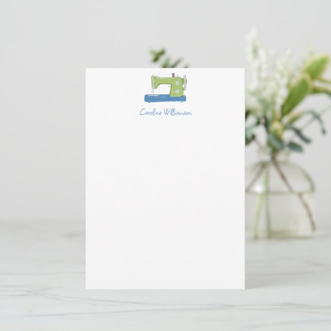 Cartão De Notas Presente de Papelaria Personalizada de Máquina de  (Em pé/Frente)