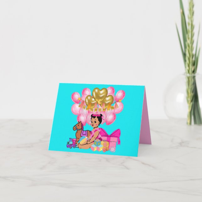 Cartão De Notas Princesa a Rosa (Frente)