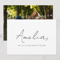 Proposta de manuscrito personalizado para Madrinha