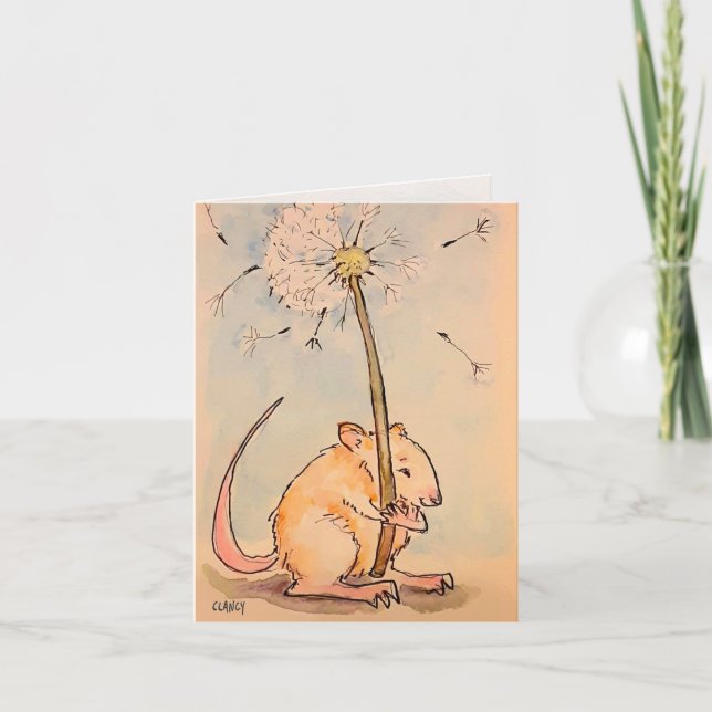 Cartão De Notas Puffff (um desejo para você) (Frente)