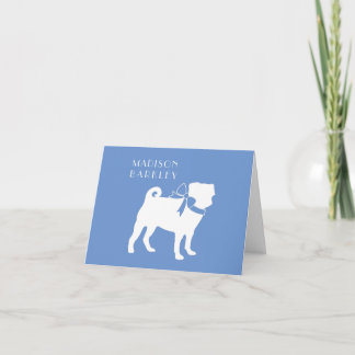 Cartão De Notas Pug Dog Puppy