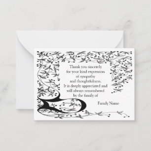 Cartão De Notas Quadro de Arte de Linha Canto Após Placa Funcional