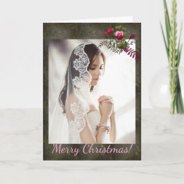 Cartão De Notas Quadro de Natal Dourado Silver Stars Sky Foto