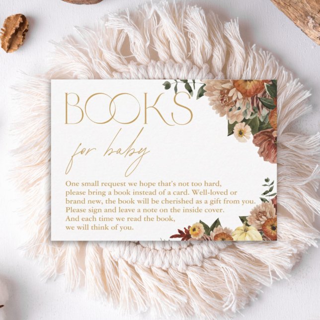 Cartão De Notas Quebra De Livros De Chá de fraldas Floral Para Beb (Criador carregado)