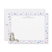 Ragamuffin Cat Personalizado Papel de Carta