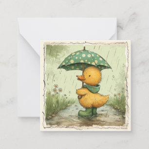 Cartão De Notas Rainy Day Roundup: Saudações Adoráveis