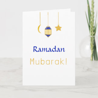 Cartão De Notas Ramadhan Mubarak