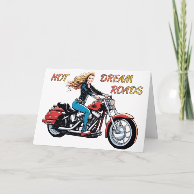 Cartão De Notas Raparigas de Sonho Quentes (Frente)