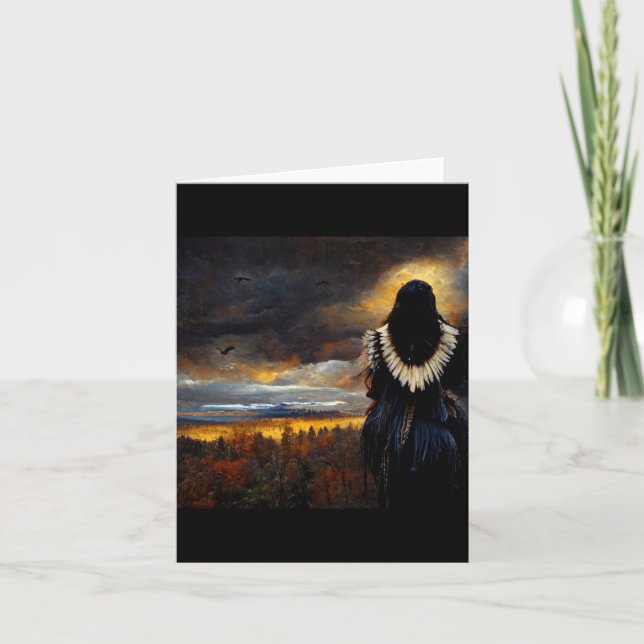 Cartão De Notas Raven (Frente)