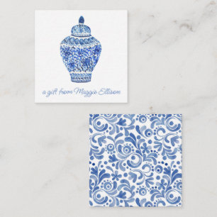 Cartão De Notas Receptáculo de doação de gengibre de coloração d'á