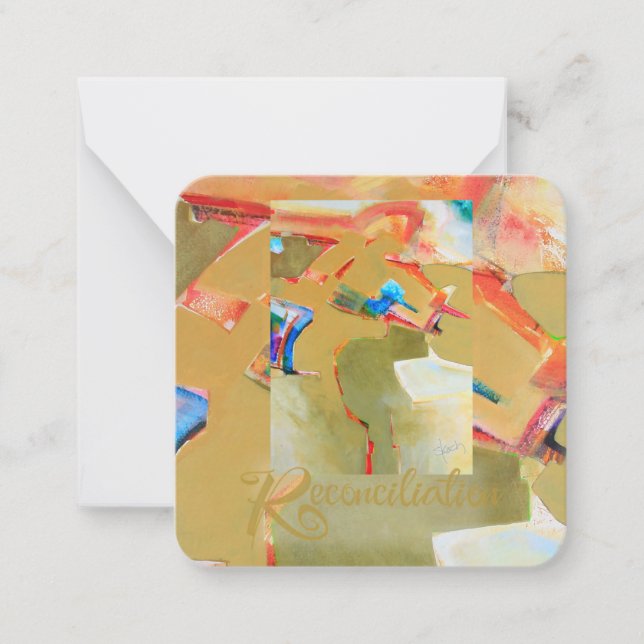 Cartão De Notas Reconciliação (Frente)