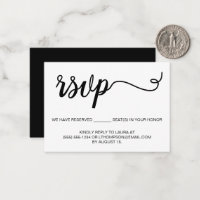 Resposta de e-mail de orçamento simples e preto