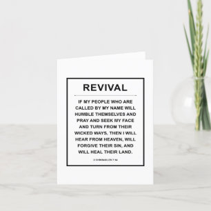Cartão De Notas Revival