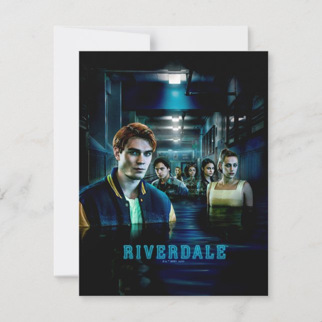 Cartão De Notas Riverdale Alagou Hallway Poster (Frente)