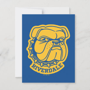 Cartão De Notas Riverdale Bulldog Head
