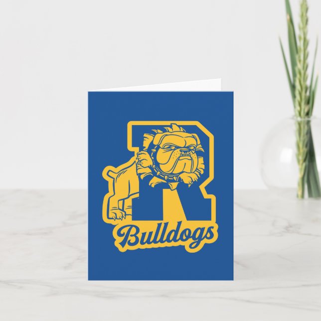 Cartão De Notas Riverdale Bulldog Letterman (Frente)