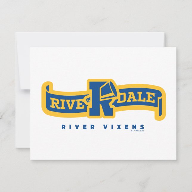 Cartão De Notas Riverdale River Vixens Banner (Frente)