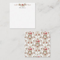 Rococo Floral Branco Elegante