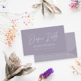 Cartão De Notas rolo de fralda lilac purplbaby chá