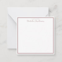 Rosa de Pastel de Script Casual Mínimo de Tipograf