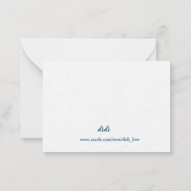 Cartão De Notas Rosa Mandala (Verso)