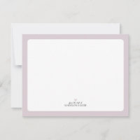 Rosa | Papel de Carta Personalizado Simples