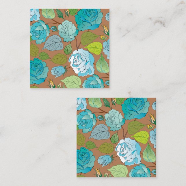 Cartão De Notas Rosas 25 (Frente/Verso)