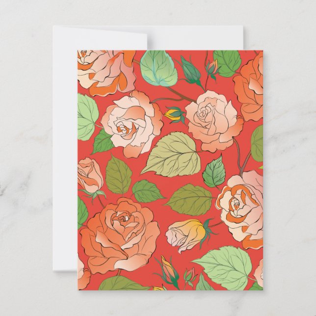 Cartão De Notas Rosas 26 (Frente)