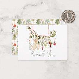 Cartão De Notas Roupas de Bebê Lavanderia Chá de Bebê Obrigado