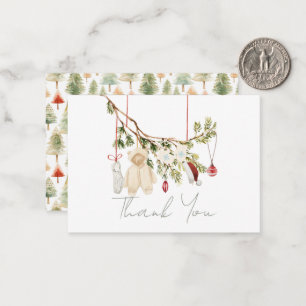 Cartão De Notas Roupas de Bebê Lavanderia Chá de Bebê Obrigado