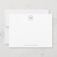Royal Monographic Crest Smokey Cinzas Personalizad
