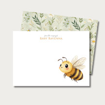 Sage Green Wildflower Bee Custom Name Nursery