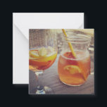 Cartão De Notas Sangria and Sunshine<br><div class="desc">This image shows a refreshing glass and pitcher of citrus sangria, perfect for a warm day. The fresh slices of lemon and orange add bright colour and hint of natural sweetness. One glass sits ready to enjoy while sangria is being poured from a small glass pitcher beside it, perfect for...</div>