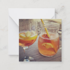 Cartão De Notas Sangria and Sunshine
