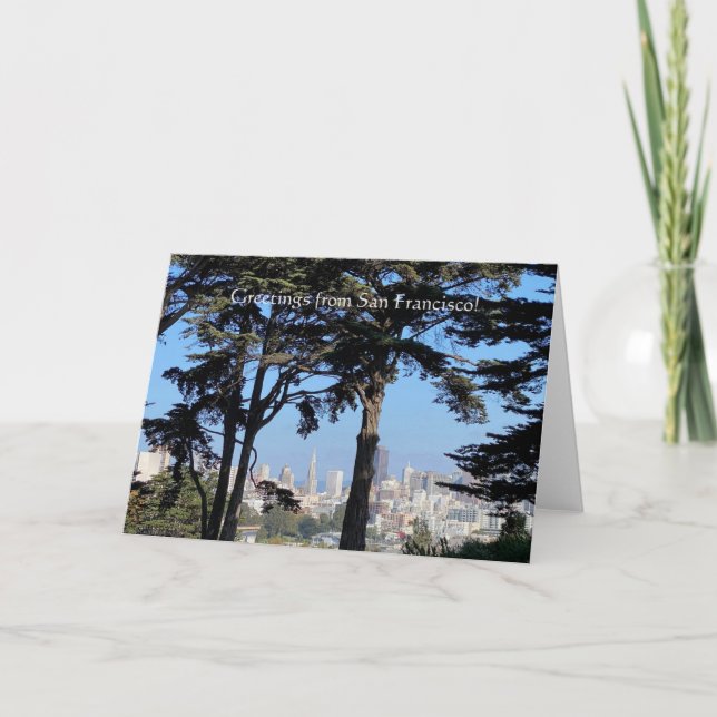 Cartão De Notas Saudações de São Francisco! (Frente)