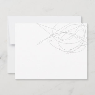 Cartão De Notas SCRIBBLE DE DESIGNER Papel de Carta Pessoal/Noteca