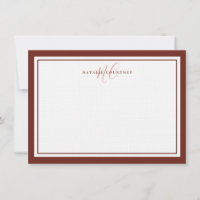 Script de Monograma Dois Bordos Elegante Simples M